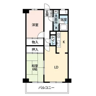メゾンドセット【2階】の間取り