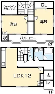 ハーヴェストI【1階】の間取り