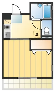 第八むさしマンション【1階】の間取り