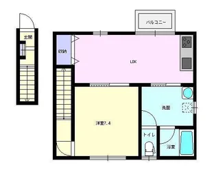 ビレ・ナタール【2階】の間取り