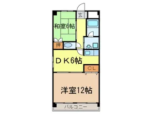 サンライズ豊和【3階】の間取り