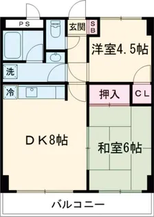 スクエアKIII【8階】の間取り