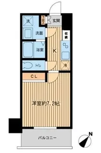 Primal Machida【8階】の間取り