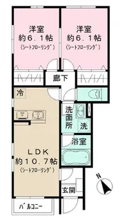 Sun Otto Hills【1階】の間取り