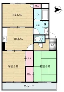 サンコートシライシ【2階】の間取り