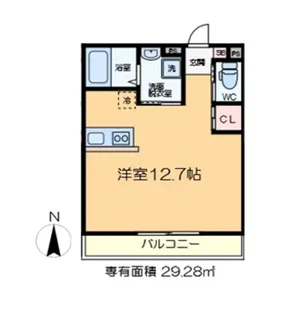 カーサ江戸川【2階】の間取り