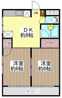 コスモリード船橋イースト【1階】の間取り