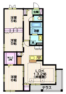 (仮称)下目黒6丁目メゾン北棟【1階】の間取り