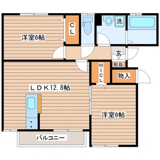 フィールドビレッジI【2階】の間取り