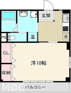 シュール南佐古【1階】の間取り