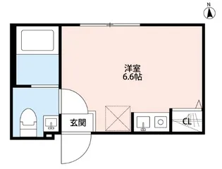 ソレイユ多摩川【2階】の間取り