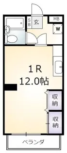 メゾンド習志野【1階】の間取り