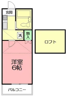 ドリームアロー円蔵I【1階】の間取り