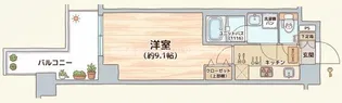 ベラジオ京都洛南グルーブ【1階】の間取り