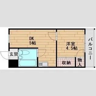 田中ハイツ【2階】の間取り