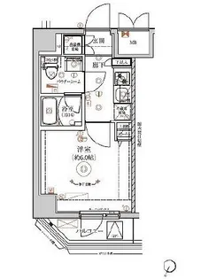 RELUXIA横濱吉野町II【3階】の間取り