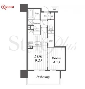 オープンレジデンシア金山【5階】の間取り