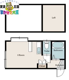 ロイヤルハイツ上小島【1階】の間取り