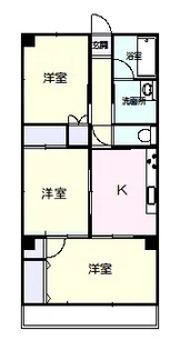 シャンボールとみざわI【3階】の間取り