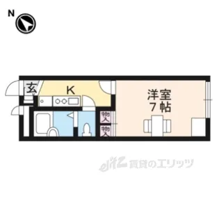 レオパレスサントネ【1階】の間取り