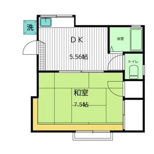 生麦鶴神ハイツ【2階】の間取り