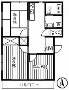ファミールハイツ【2階】の間取り