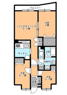 パインズマンション木更津【11階】の間取り