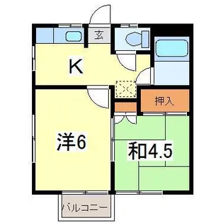 ヒルズSAITO2号館【1階】の間取り