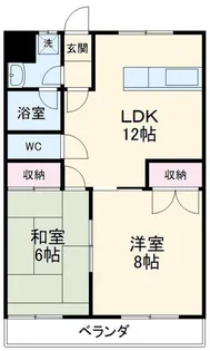 グリーンハイツ三澤パート6【3階】の間取り