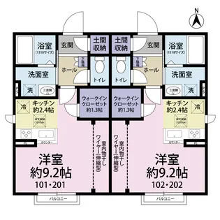 NFGP立川【2階】の間取り