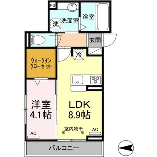 Fleurir(フルリール)【1階】の間取り