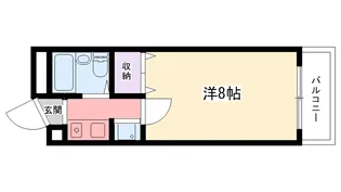 兵庫県西宮市小曽根町4【マンション】の間取り