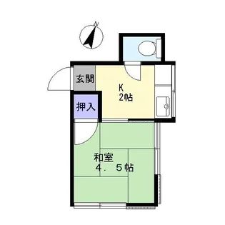 ミズカハイム【2階】の間取り