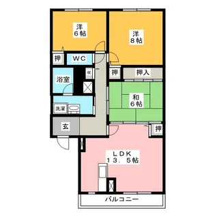 アミティ21【3階】の間取り