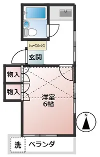 ルーエハイム【2階】の間取り