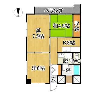 マンション瑞凰【5階】の間取り