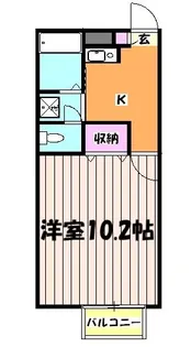 アムール Verdure【2階】の間取り