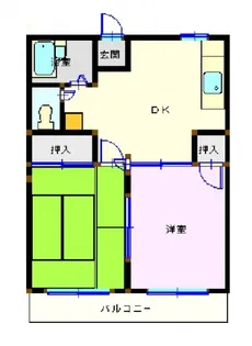 第5加藤マンション【2階】の間取り