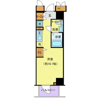 AZEST横濱大通り公園【5階】の間取り