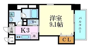 Fancy大手町【7階】の間取り