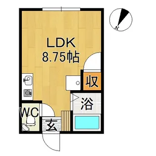 グレース大浦【2階】の間取り