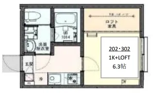 埼玉県新座市栗原6【アパート】の間取り