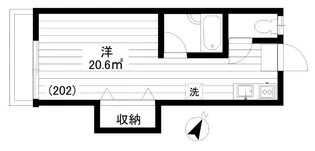 パークサイド駒沢【2階】の間取り