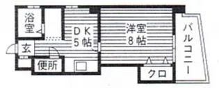 広島県広島市中区白島中町【マンション】の間取り