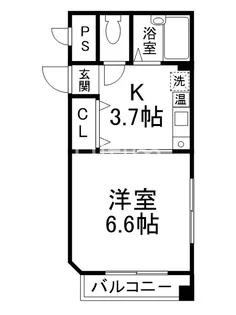 ラ・シャンプル【3階】の間取り
