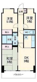 COMODO宮崎台【8階】の間取り