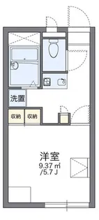 レオパレスアンジェリークIII【2階】の間取り