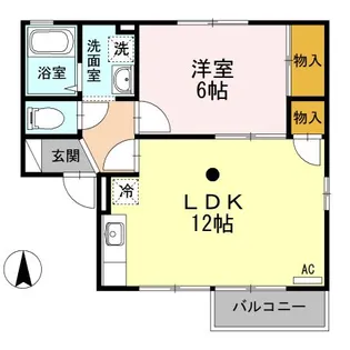 新潟県見附市今町5【アパート】の間取り