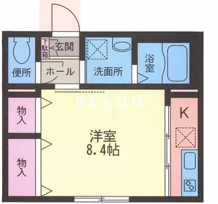 千葉県千葉市中央区中央3【マンション】の間取り