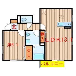 ドエル【1階】の間取り